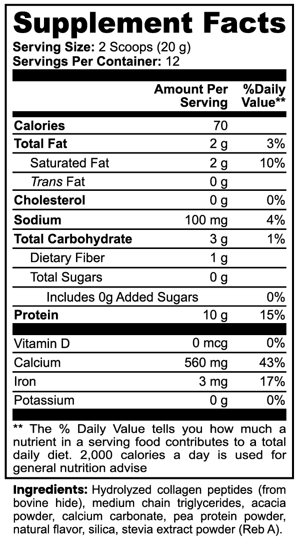Multi Collagen Peptides (Vanilla)