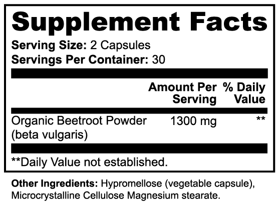 Organic Beetroot Capsules