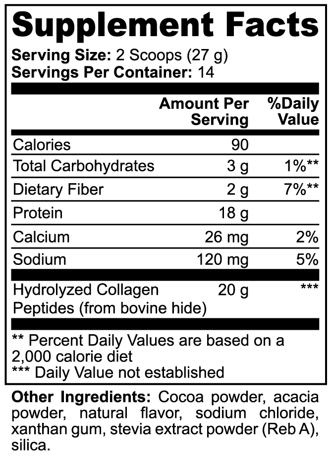 Multi Collagen Peptides (Chocolate)